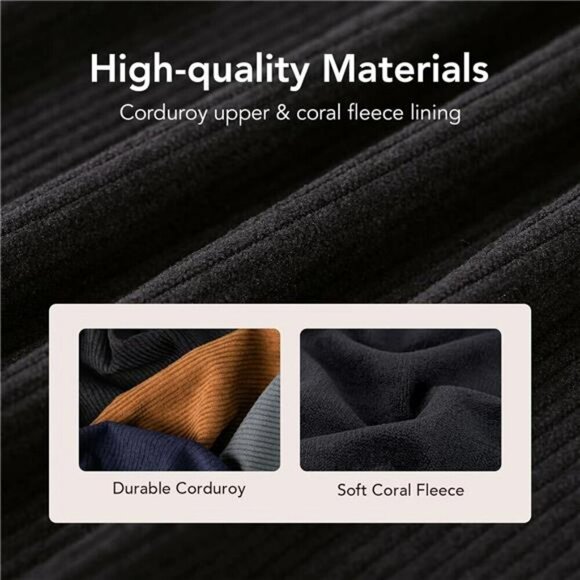 Mens Memory Foam Moccasin Slippers Indoor Outdoor House Shoes Non Slip Cozy main image 5